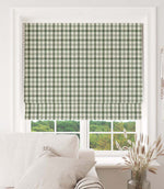 Country Gingham Fabric / Ivy