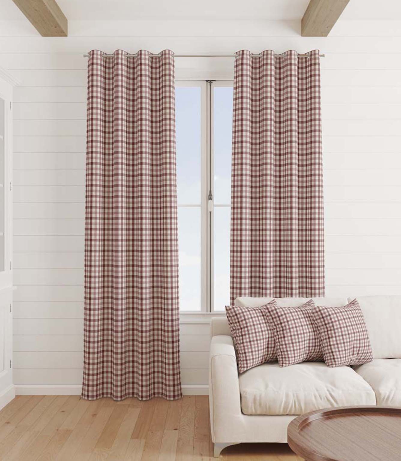 Country Gingham Fabric / Serandite