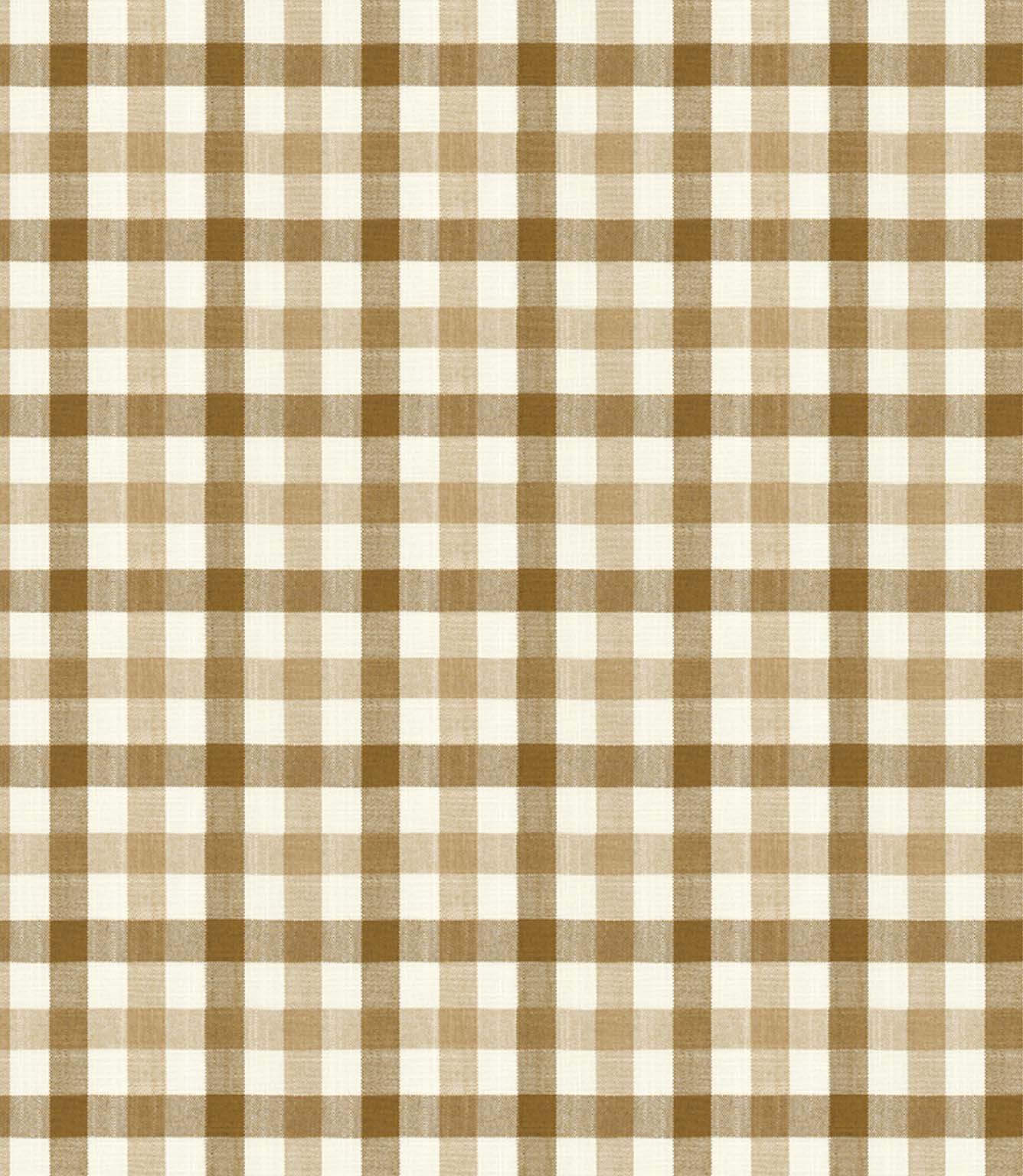 Country Gingham Fabric / Sunflower