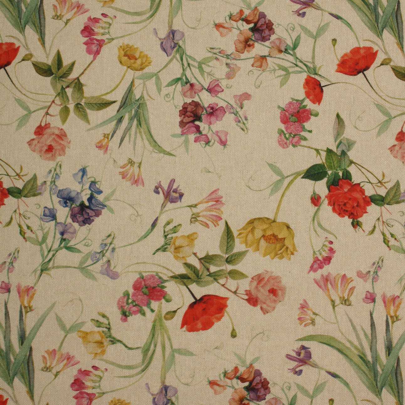Country Meadow Fabric / Multi