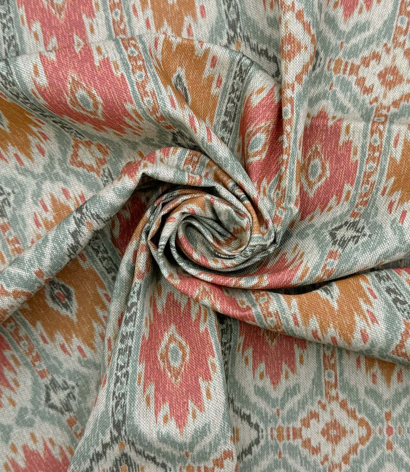 Desert Ikat Fabric / Sunset