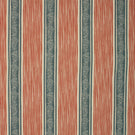 Elstead Stripe Fabric / Indigo / Red