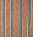 Elstead Stripe Fabric / Indigo / Red
