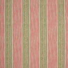 Elstead Stripe Fabric / Sage / Pink
