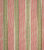 Elstead Stripe Fabric / Sage / Pink