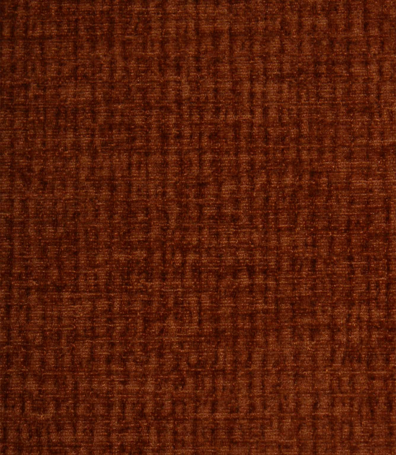 Everleigh Copper upholstery fire retardant plain fabric with a textured velour-style finish and rich copper-toned woven effect.