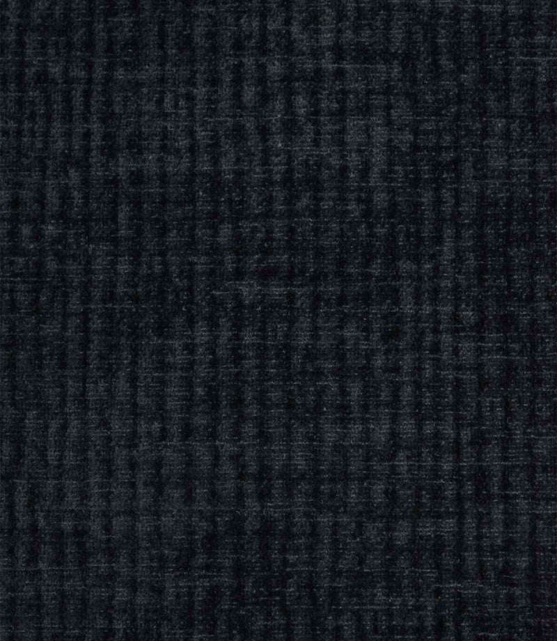 Everleigh Denim upholstery fire retardant fabric featuring a soft velour-style texture with a subtle woven effect in a deep denim blue tone.