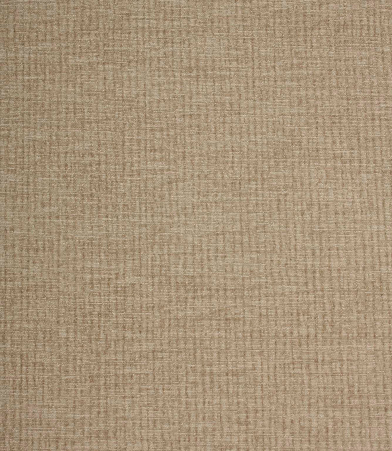 Everleigh Pebble upholstery fire retardant fabric featuring a soft velour-style texture with a subtle woven effect in a warm pebble neutral tone.