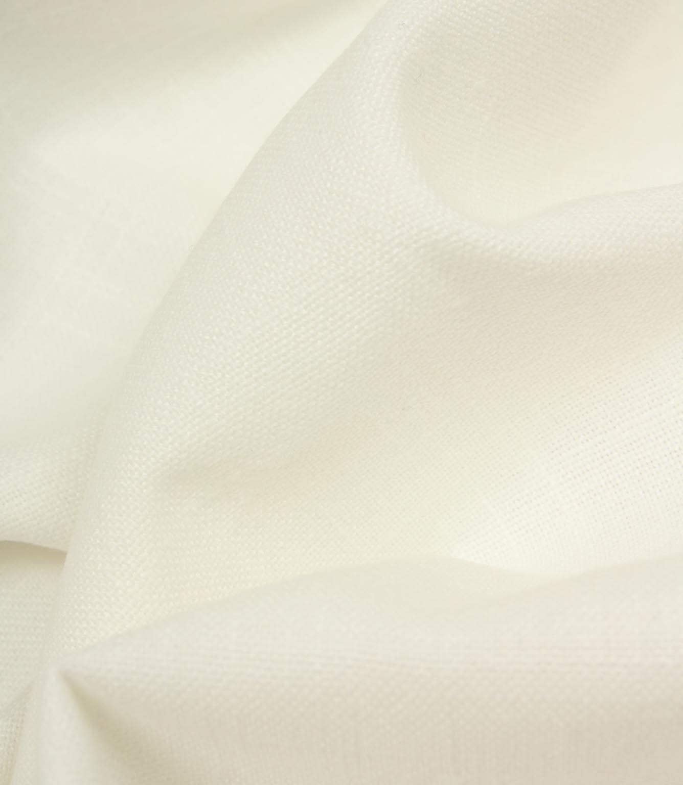 Faux Linen Fabric / Ivory