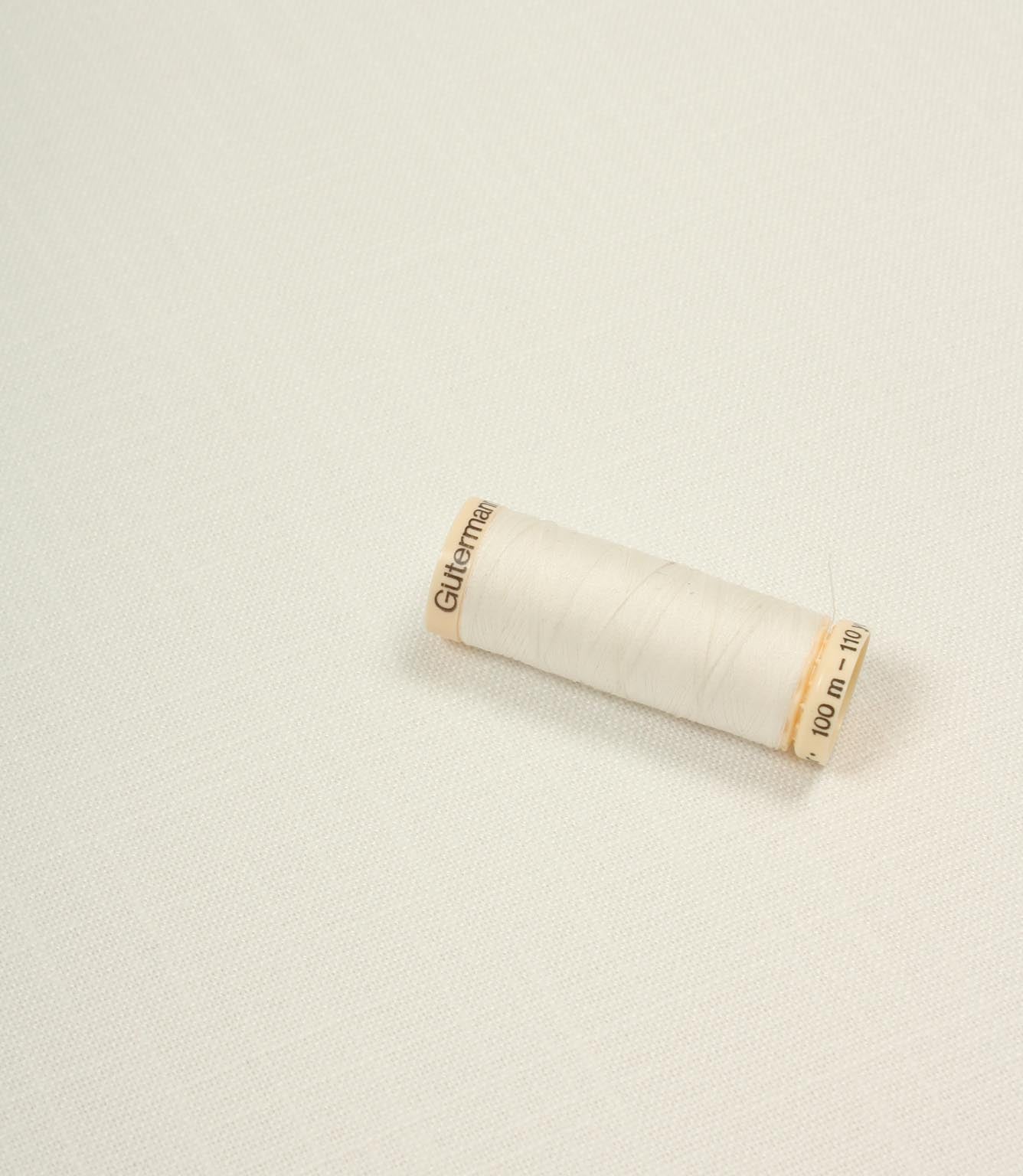 Faux Linen Fabric / Ivory