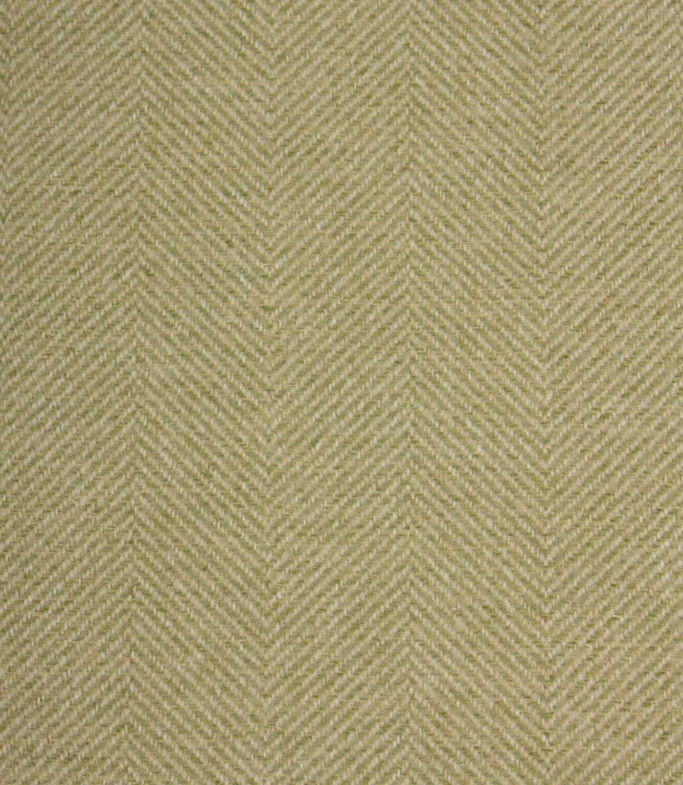 Textured fabric with a herringbone pattern in light green colour