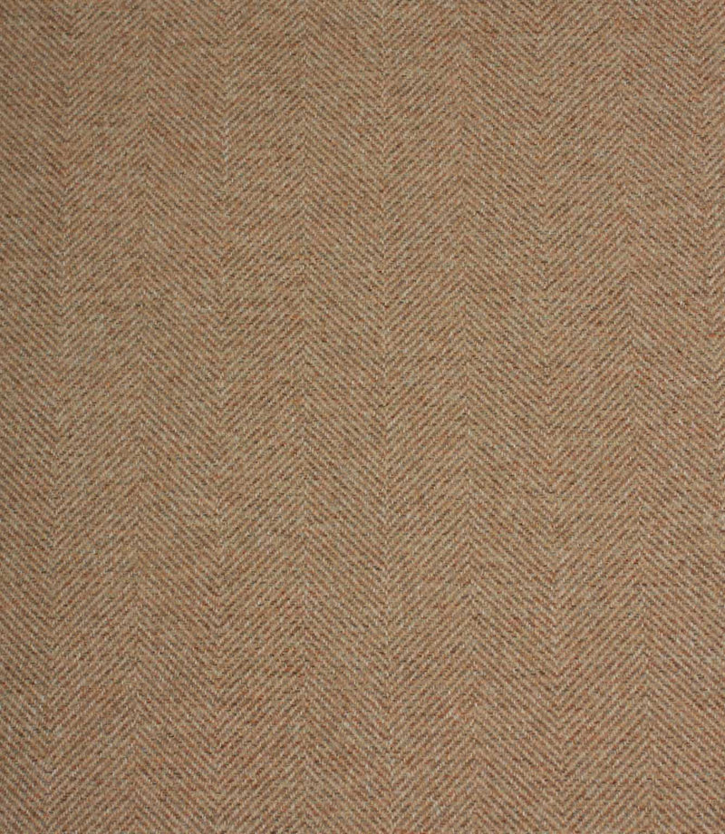 Brown and blush fabric with a herringbone pattern