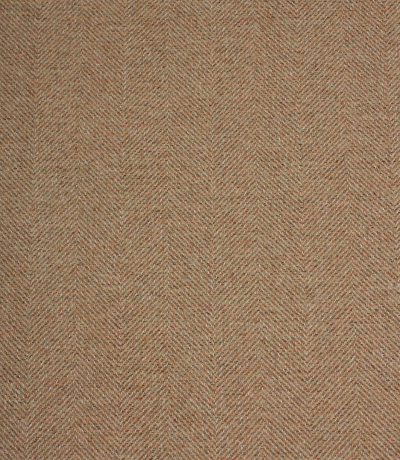 Brown and blush fabric with a herringbone pattern