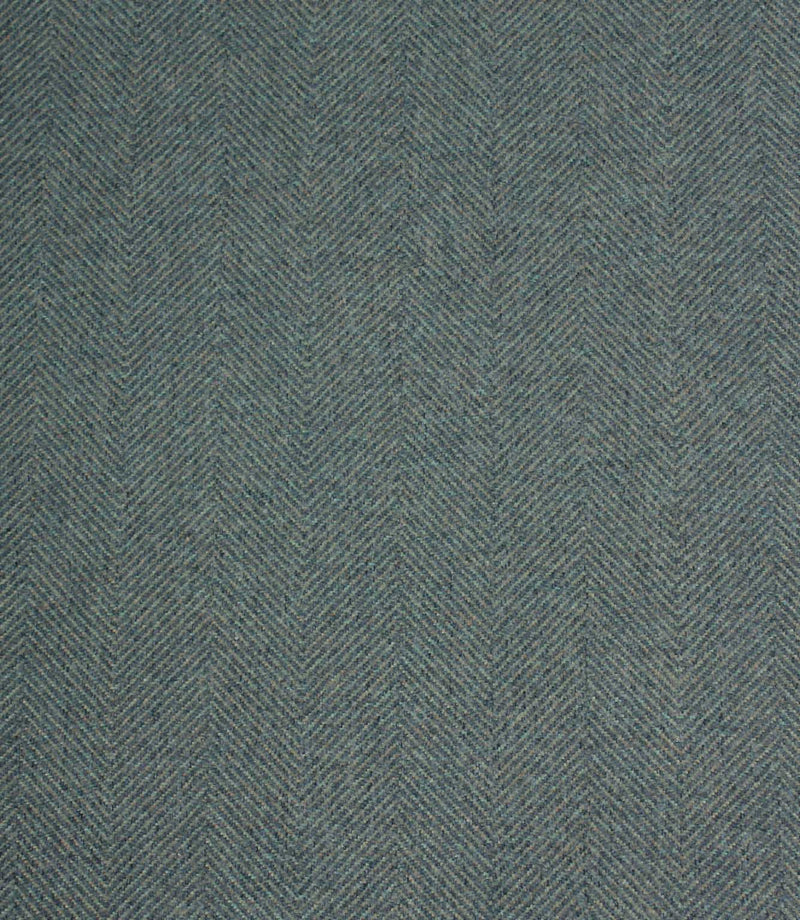 Textured blue herringbone fabric pattern