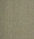 Fabric with a herringbone pattern in green and beige tones.