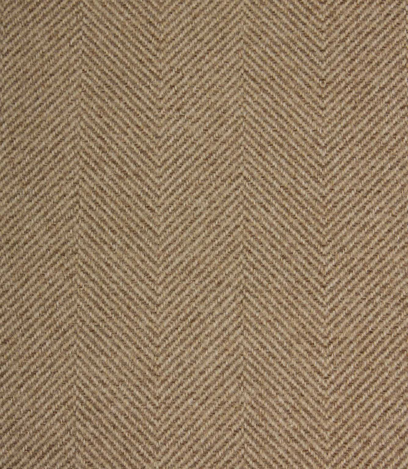 Brown herringbone patterned fabric texture