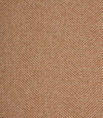 Textured fabric with a herringbone pattern in terracotta tones