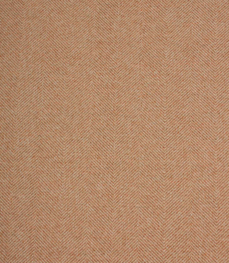 Terracotta fabric texture with a herringbone pattern