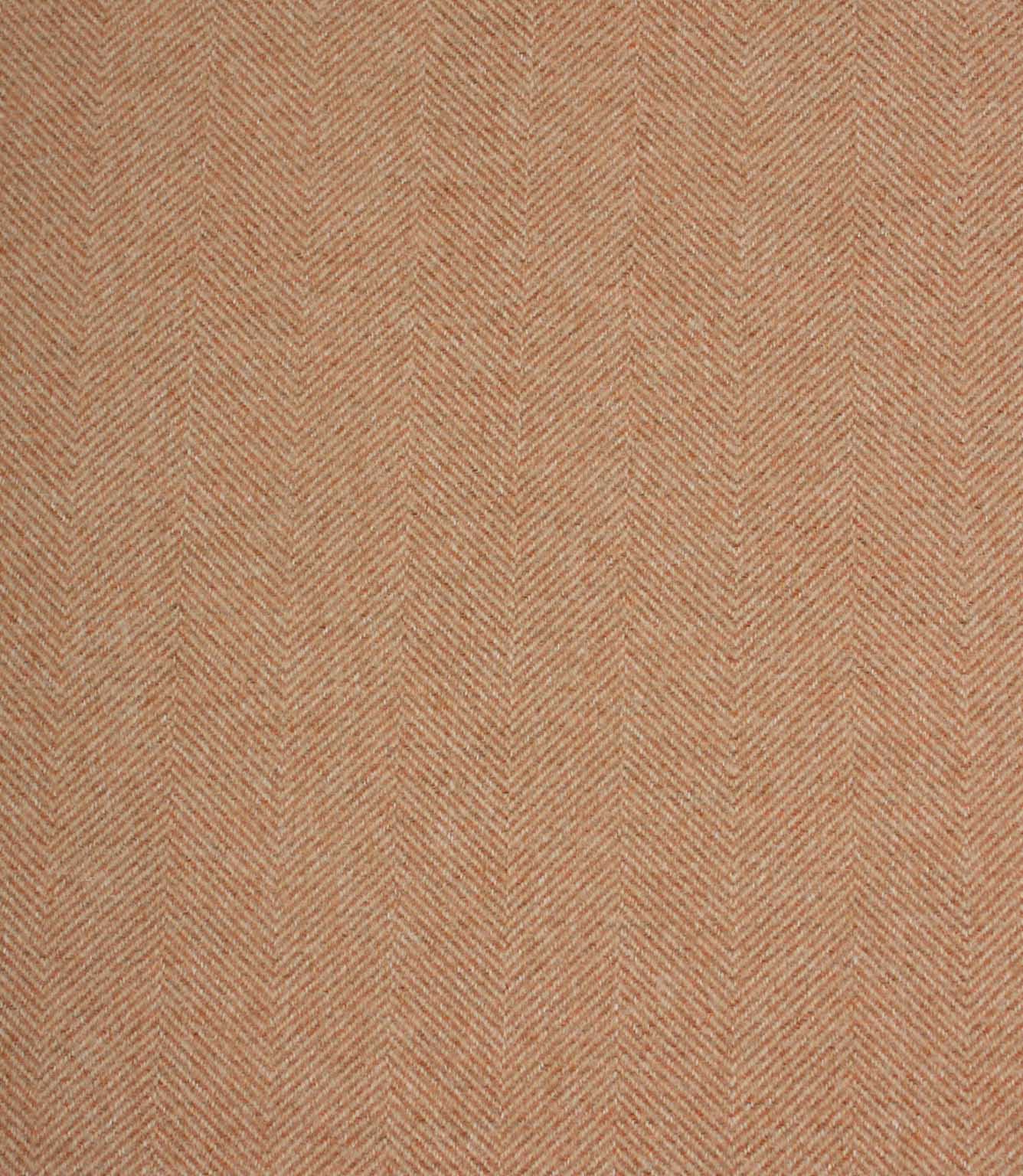Terracotta fabric texture with a herringbone pattern