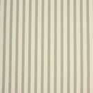 Fernley Stripe upholstery fire retardant fabric featuring soft sage green woven stripes on an ivory background in a classic vertical stripe design.