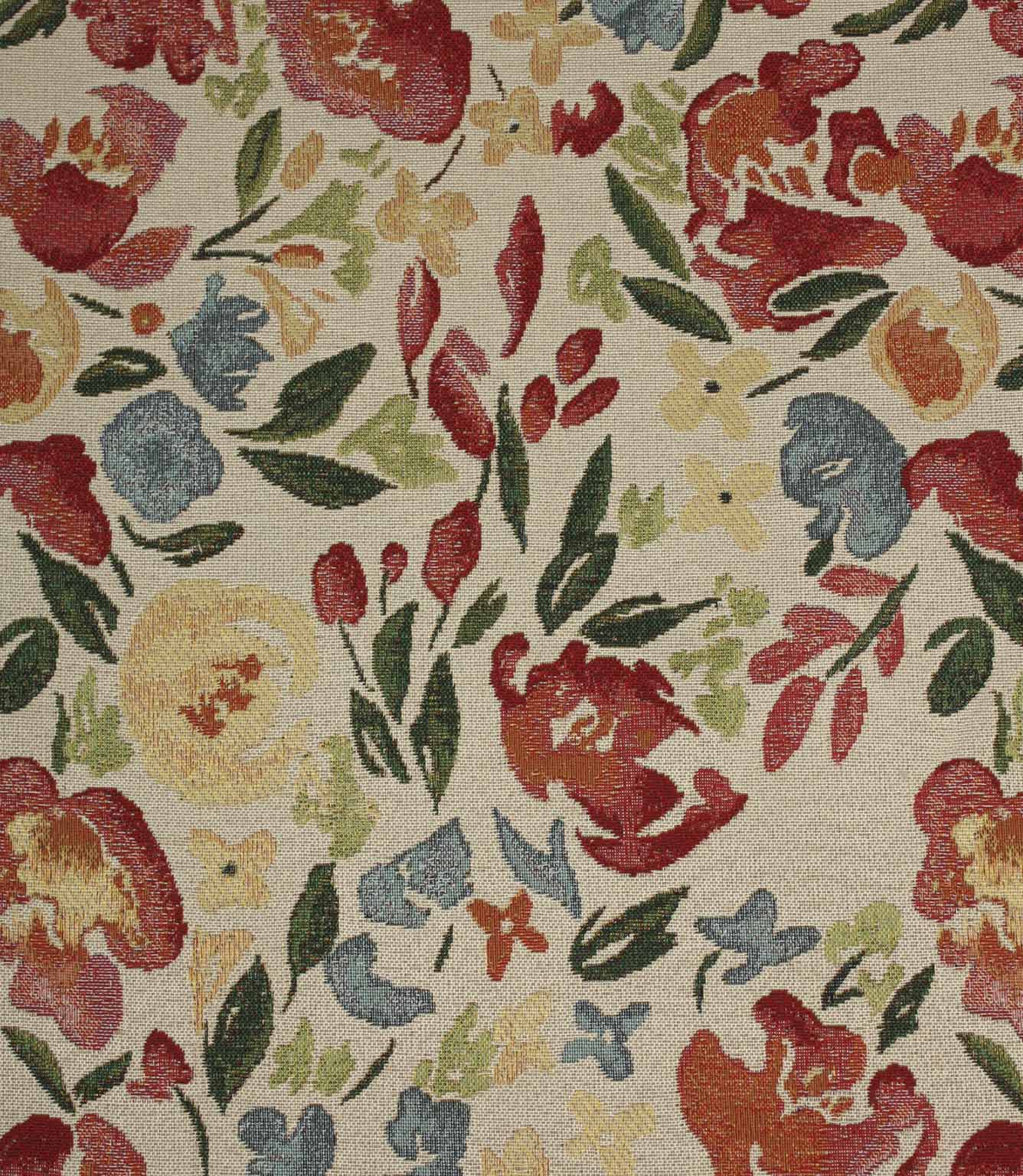 Flora Tapestry Outdoor Fabric / Multi | Just Fabrics