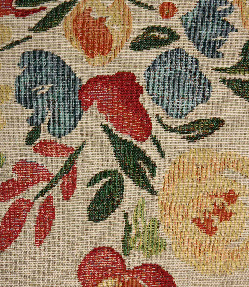 Flora Tapestry Outdoor Fabric / Multi | Just Fabrics