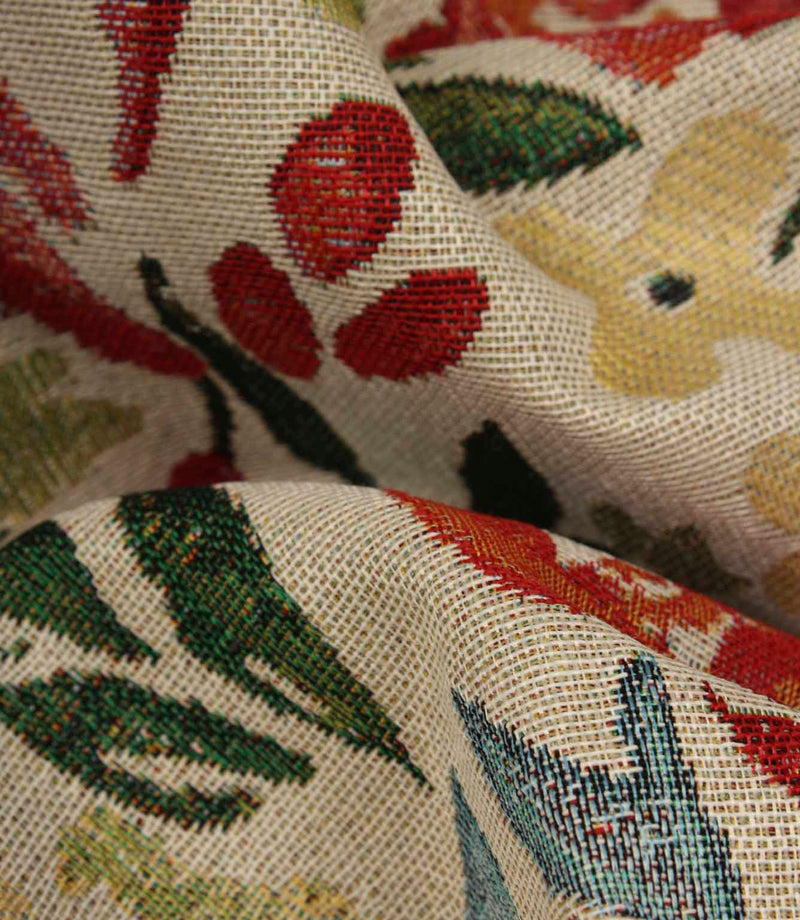 Flora Tapestry Outdoor Fabric / Multi | Just Fabrics