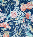 Flosa Velvet Fabric / Ink