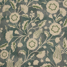 Folk Meadow Fabric / Indigo / Sap Green