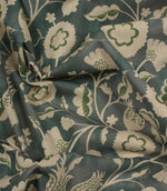Folk Meadow Fabric / Indigo / Sap Green