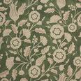 Folk Meadow Fabric / Sap Green / Soft Pink