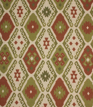 Folklore Geo Fabric / Sage Green / Rust