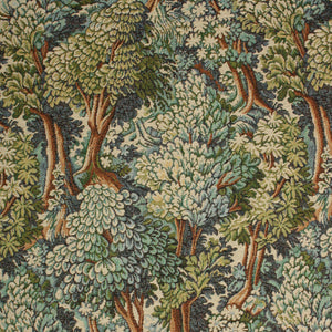 Forest Glade Tapestry Fabric / Indigo