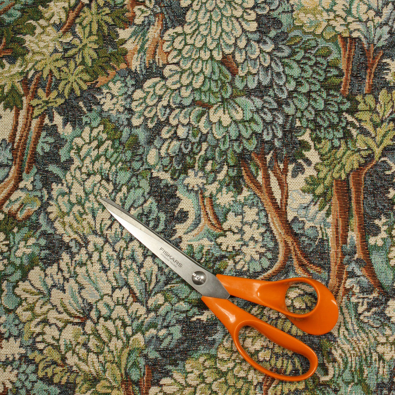 Forest Glade Tapestry Fabric / Indigo
