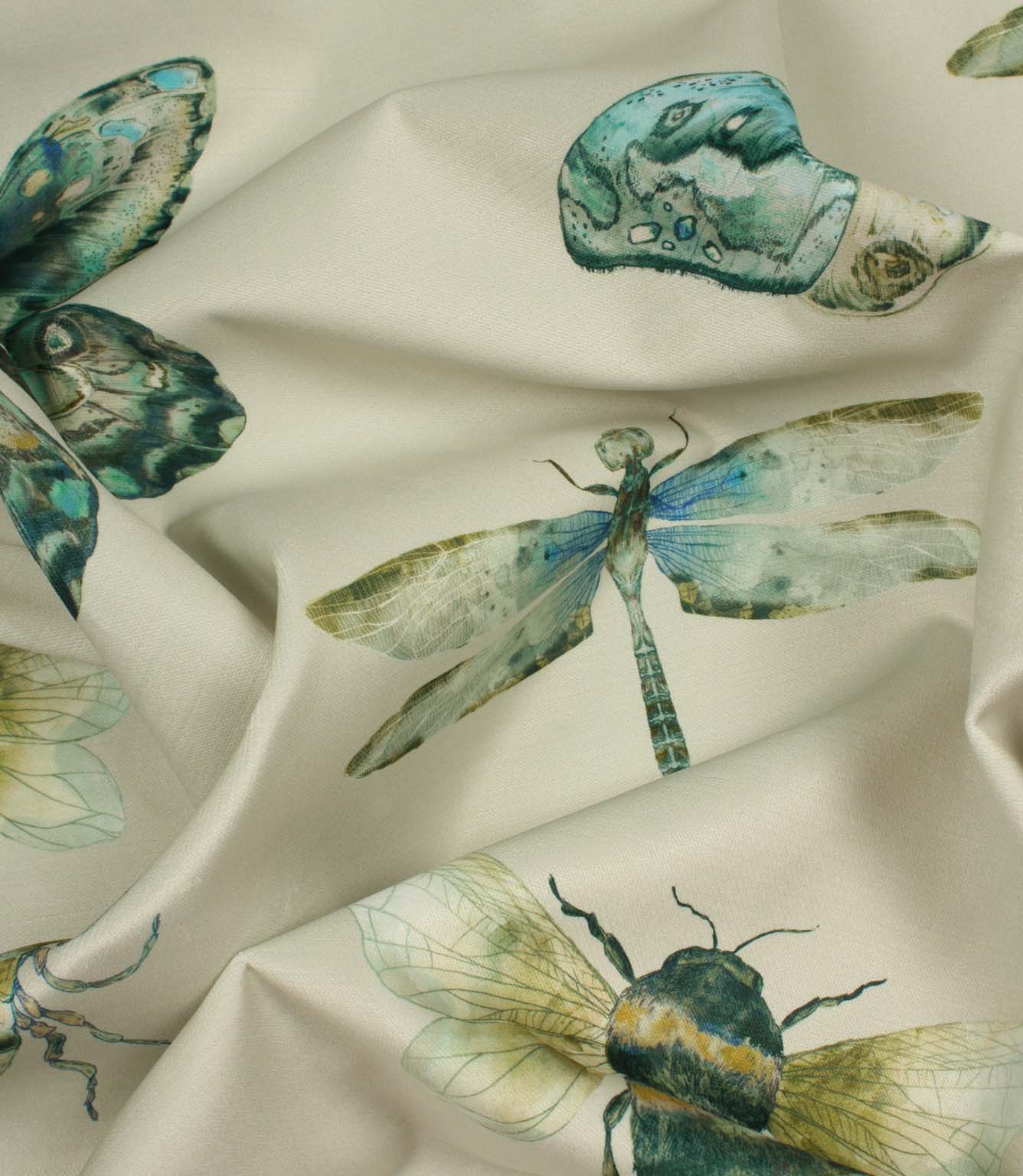 Fray Velvet Fabric / Ecru