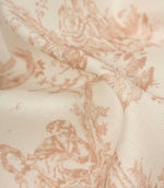French Toile Fabric / Blush | Just Fabrics