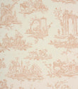 French Toile Fabric / Blush | Just Fabrics