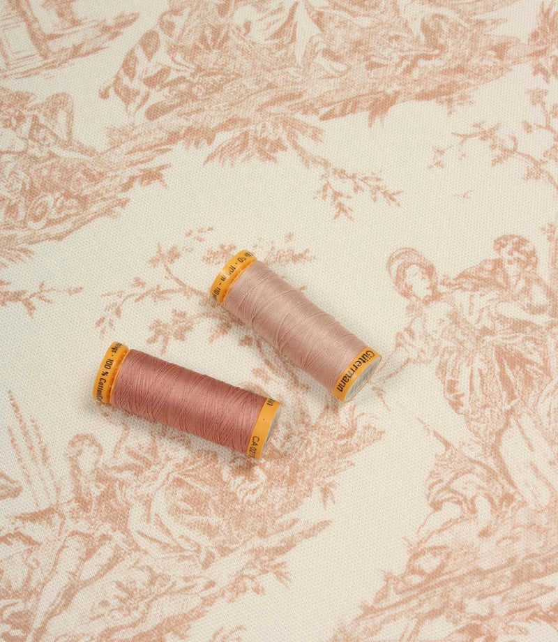French Toile Fabric / Blush | Just Fabrics