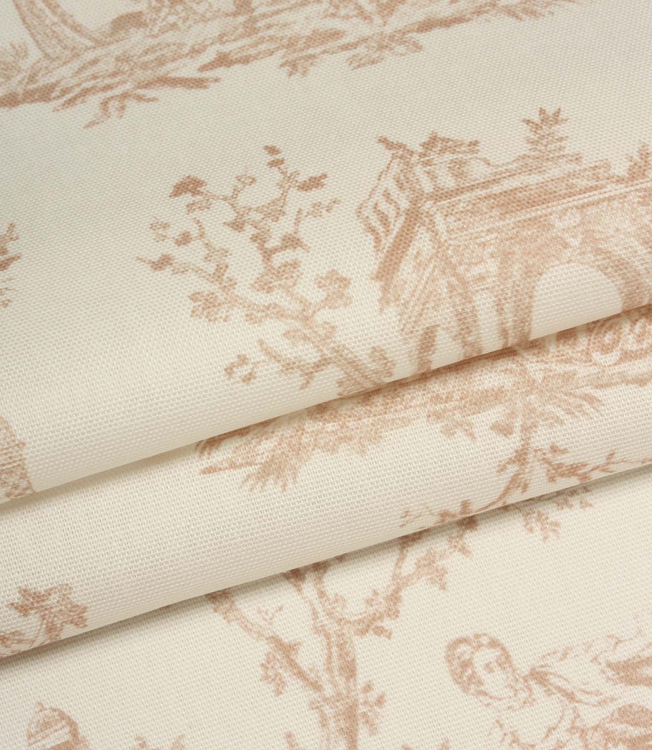 French Toile Fabric / Blush | Just Fabrics