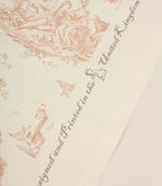 French Toile Fabric / Blush | Just Fabrics