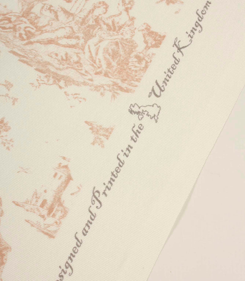 French Toile Fabric / Blush | Just Fabrics