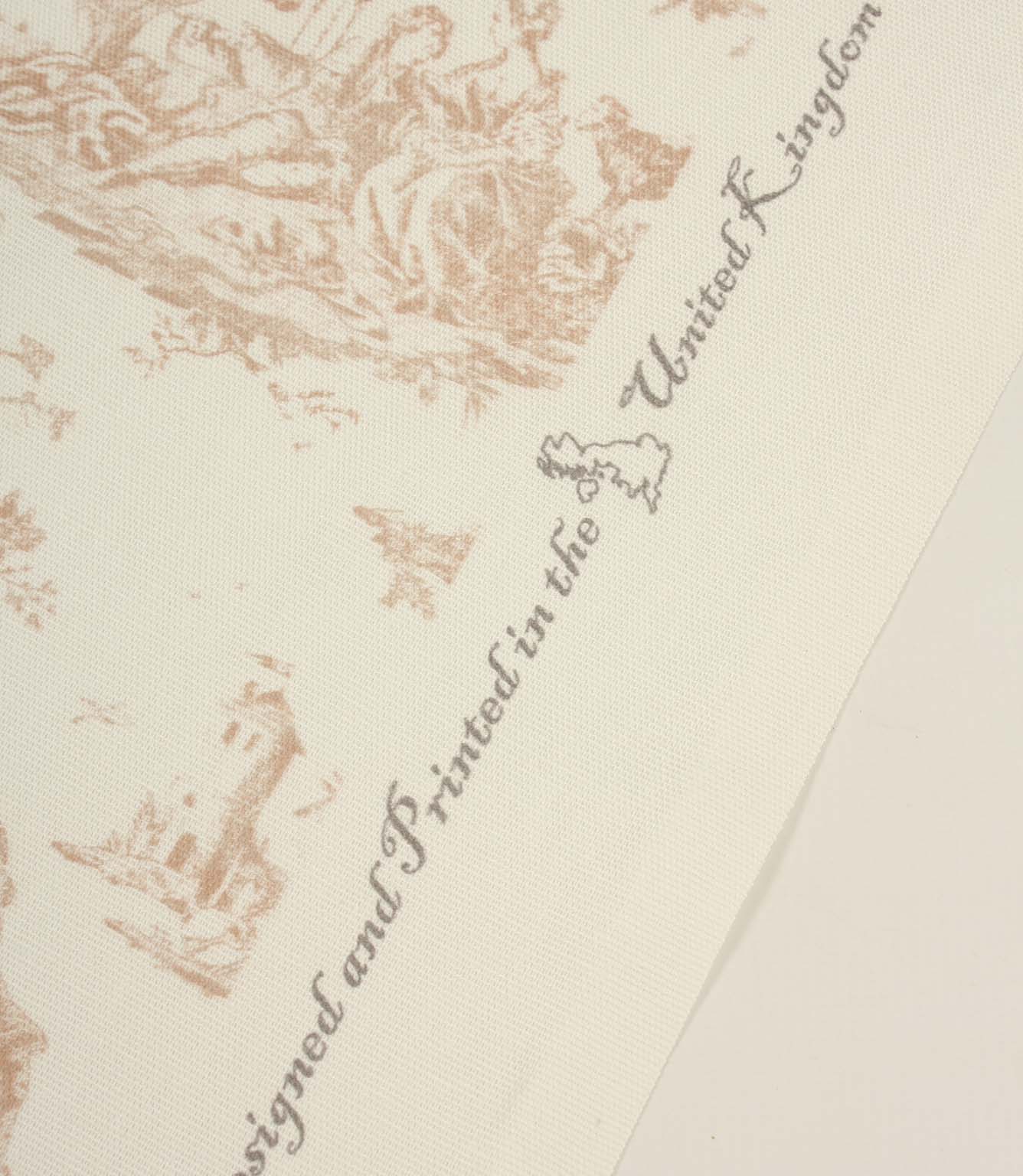 French Toile Fabric / Blush | Just Fabrics