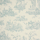 French Toile Fabric / Steel Blue | Just Fabrics