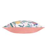 Fruits Coral / Lemon Piped Outdoor Cushion