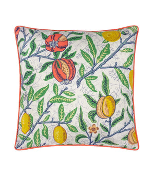 Fruits Yellow / Tomato Piped Outdoor Cushion