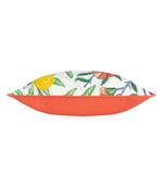 Fruits Yellow / Tomato Piped Outdoor Cushion
