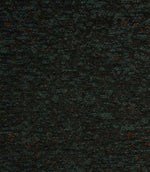 Galaxy contemporary woven fabric in emerald green and black, featuring an abstract textured design with subtle copper metallic accents.