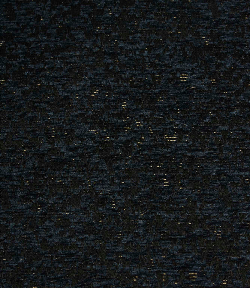 Galaxy contemporary woven fabric in navy and black tones with subtle metallic accents and a richly textured finish.