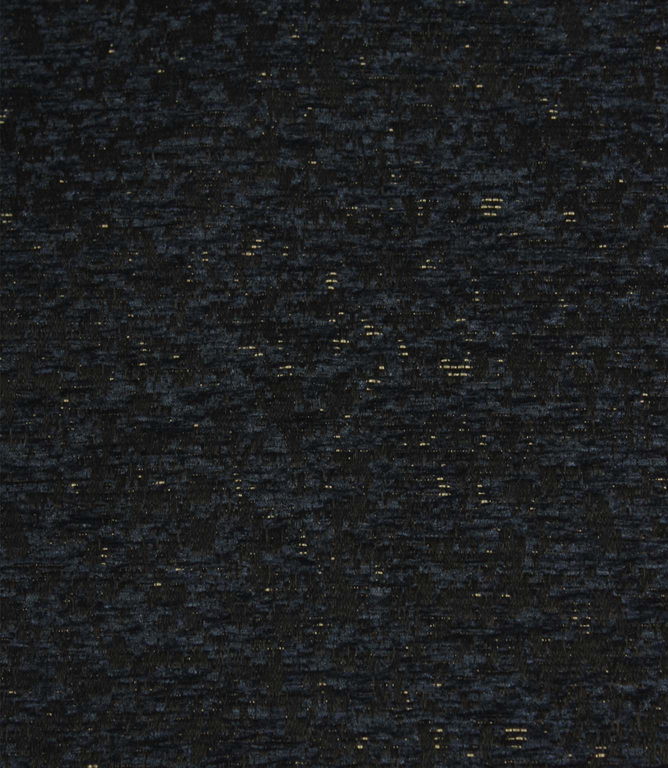 Galaxy contemporary woven fabric in navy and black tones with subtle metallic accents and a richly textured finish.