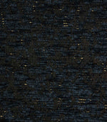 Close-up of Galaxy navy woven fabric showcasing the intricate textured weave and subtle metallic detailing.